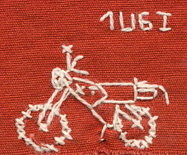 XT 500 Stickerei - 1U6 I