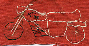 XT 500 Stickerei - Los Perdidos